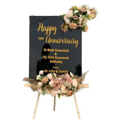 Papan Bunga Akrilik Cugenang